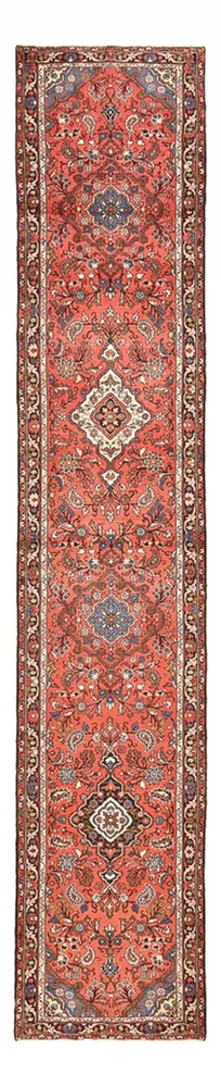 Løper Persisk teppe - Nomadisk - 420 x 78 cm - rød