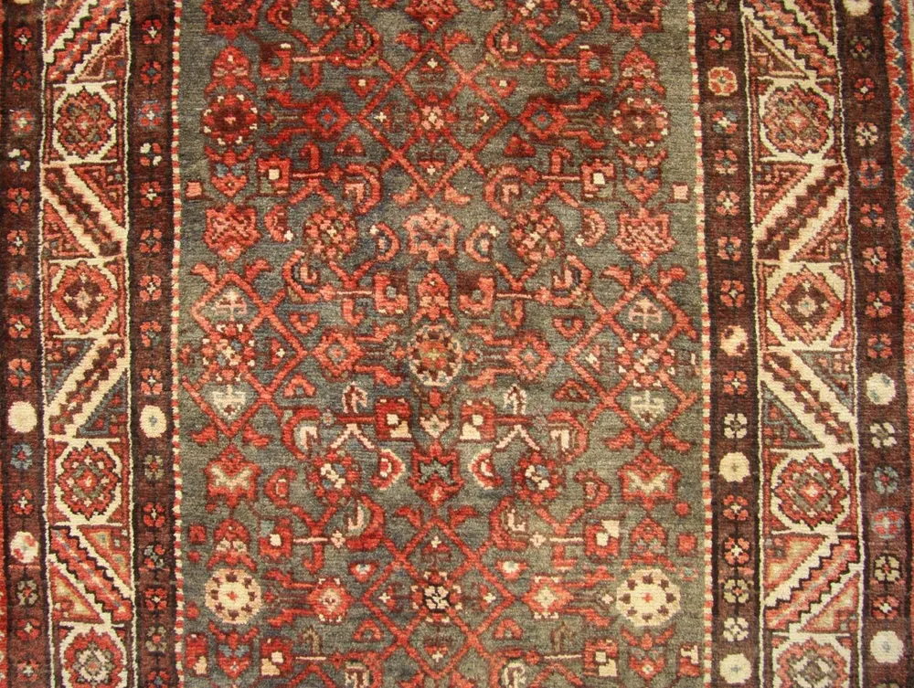 Løper Persisk teppe - Nomadisk - 440 x 114 cm - rød