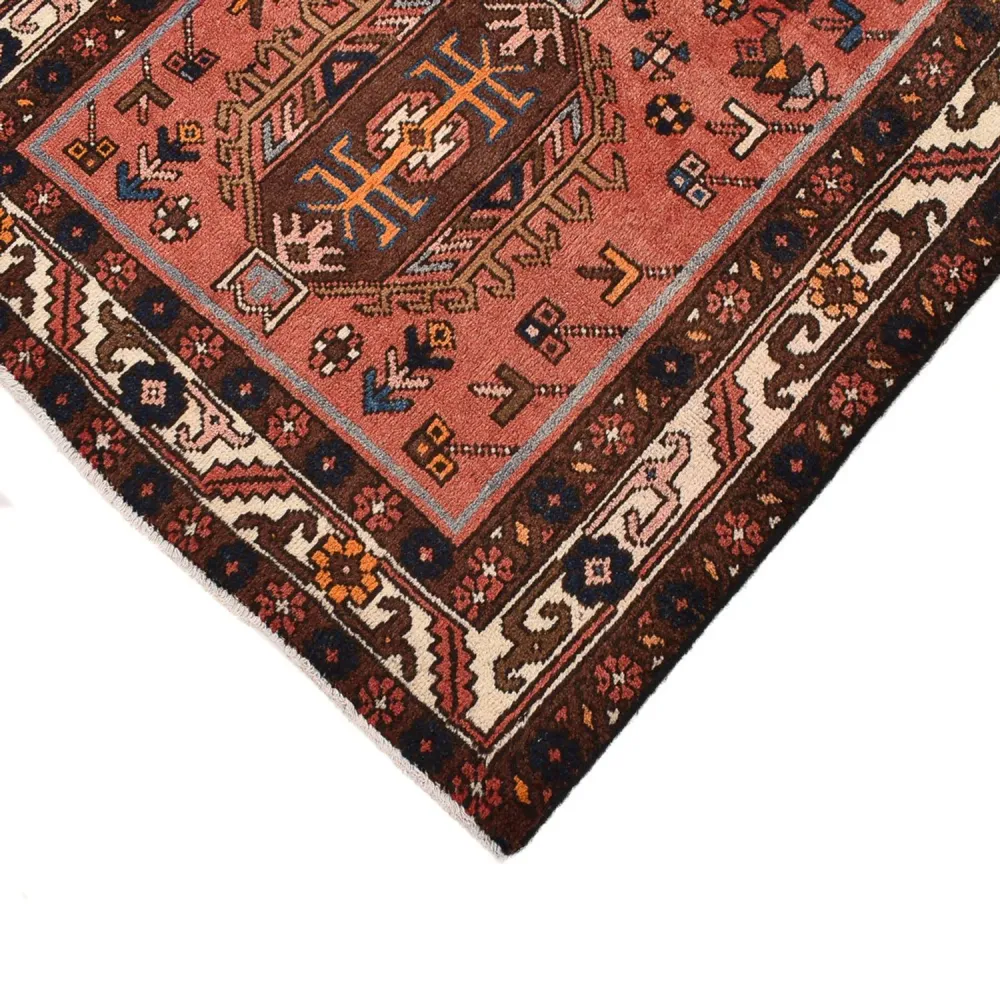 Løper Persisk teppe - Nomadisk - 452 x 98 cm - lys rød
