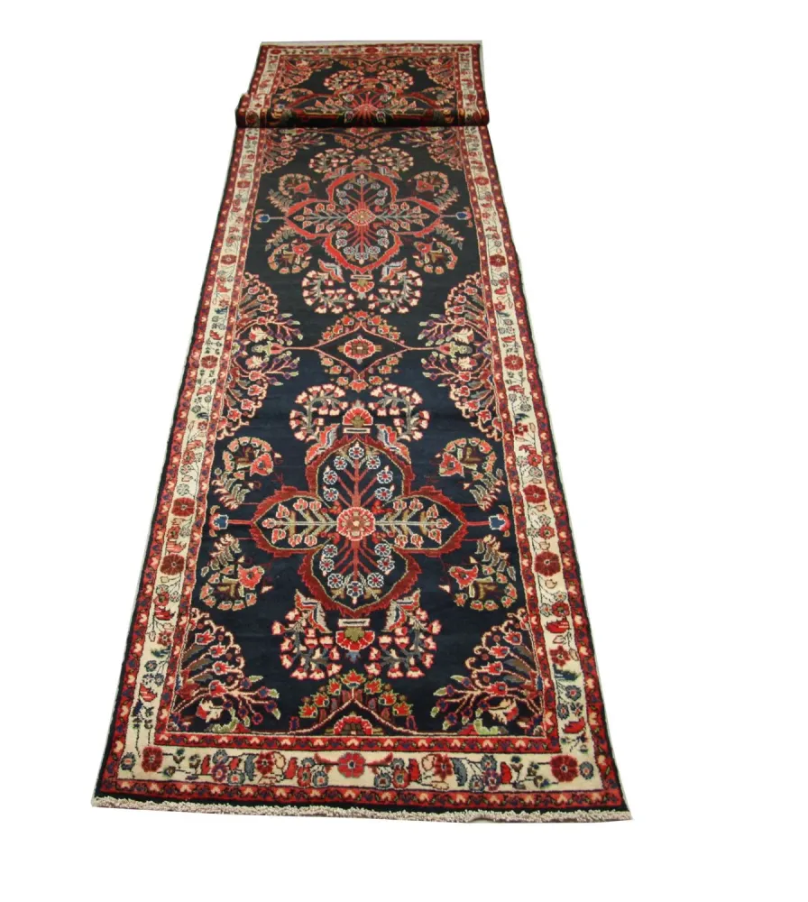 Løper Persisk teppe - Nomadisk - 506 x 110 cm - blå