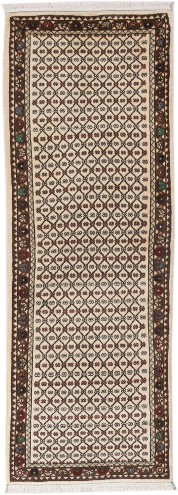 Løper Persisk teppe - Tabriz - 190 x 67 cm - lys beige