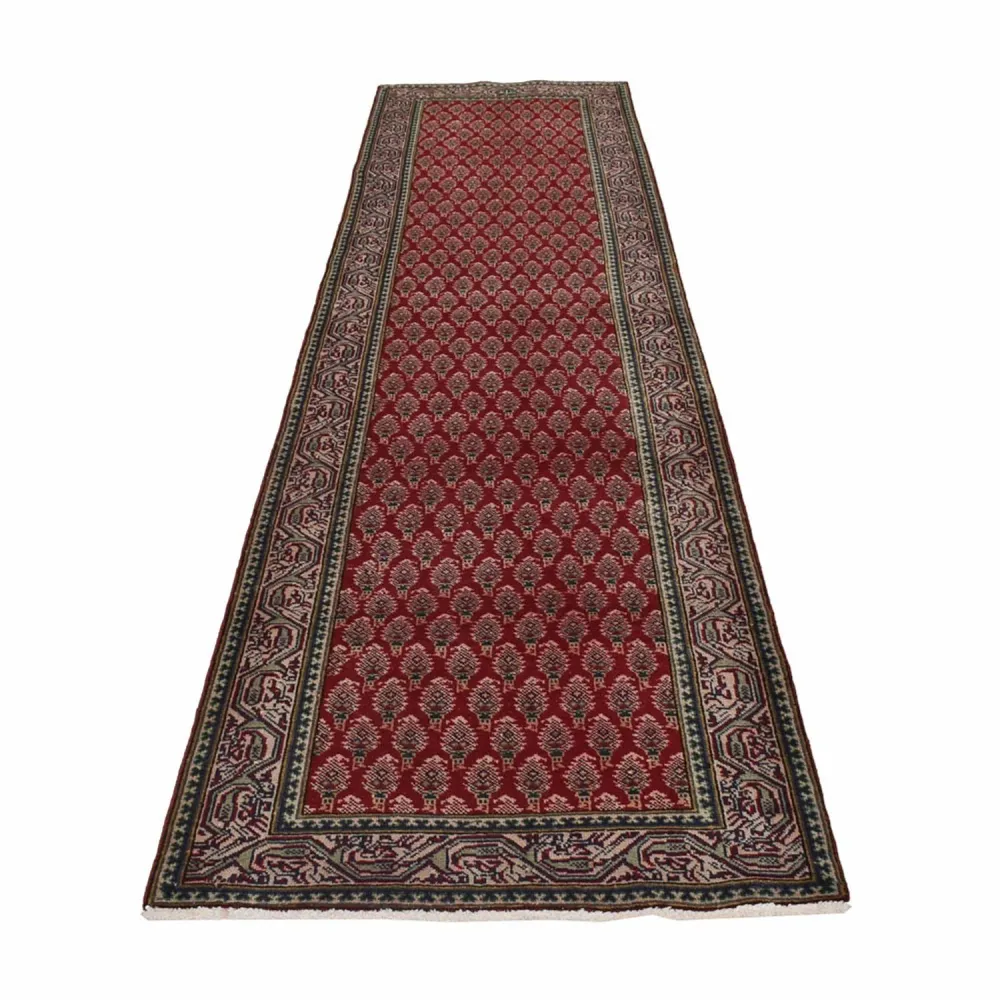 Løper Persisk teppe - Tabriz - 337 x 83 cm - rust