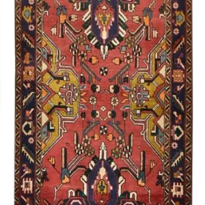 Løper Persisk teppe - Tabriz - 338 x 112 cm - rød