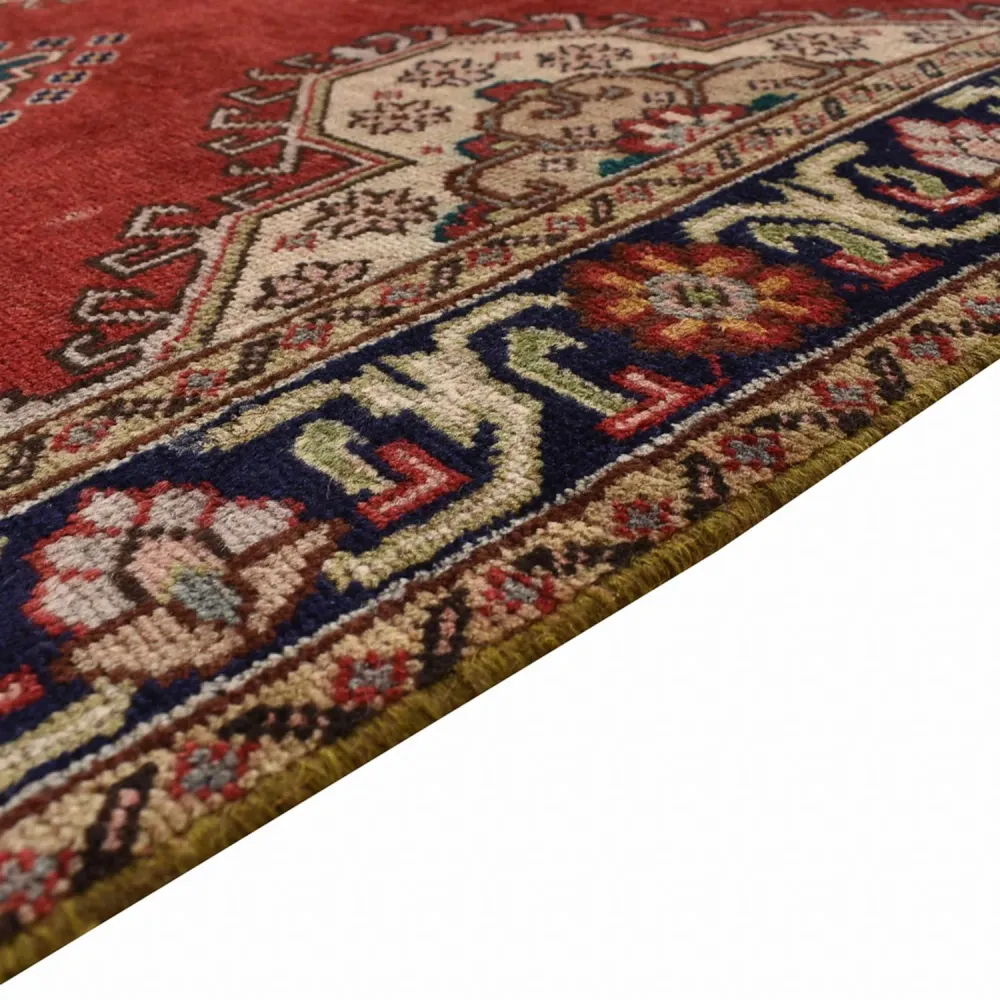 Løper Persisk teppe - Tabriz - 340 x 96 cm - rød