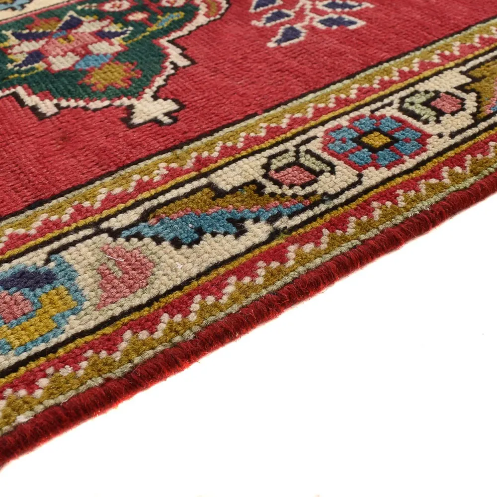 Løper Persisk teppe - Tabriz - 341 x 85 cm - rød