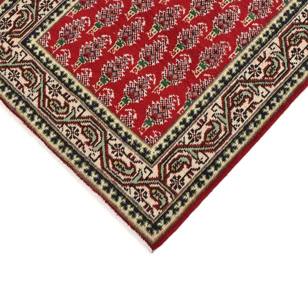 Løper Persisk teppe - Tabriz - 457 x 71 cm - rød