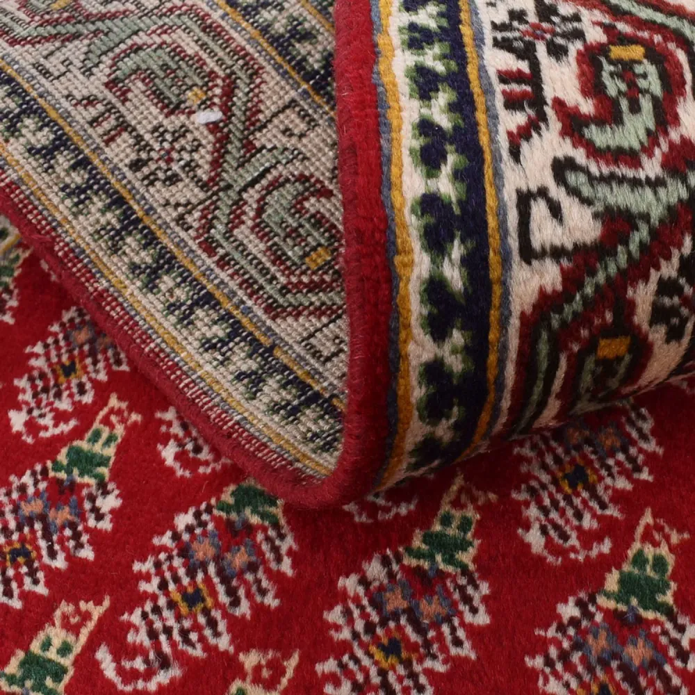 Løper Persisk teppe - Tabriz - 457 x 71 cm - rød