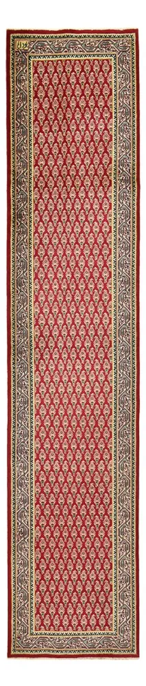 Løper Persisk teppe - Tabriz - 475 x 99 cm - rød