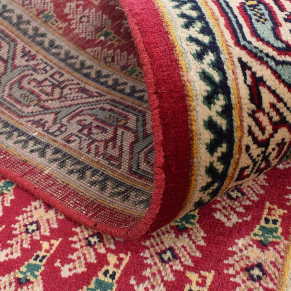 Løper Persisk teppe - Tabriz - 475 x 99 cm - rød