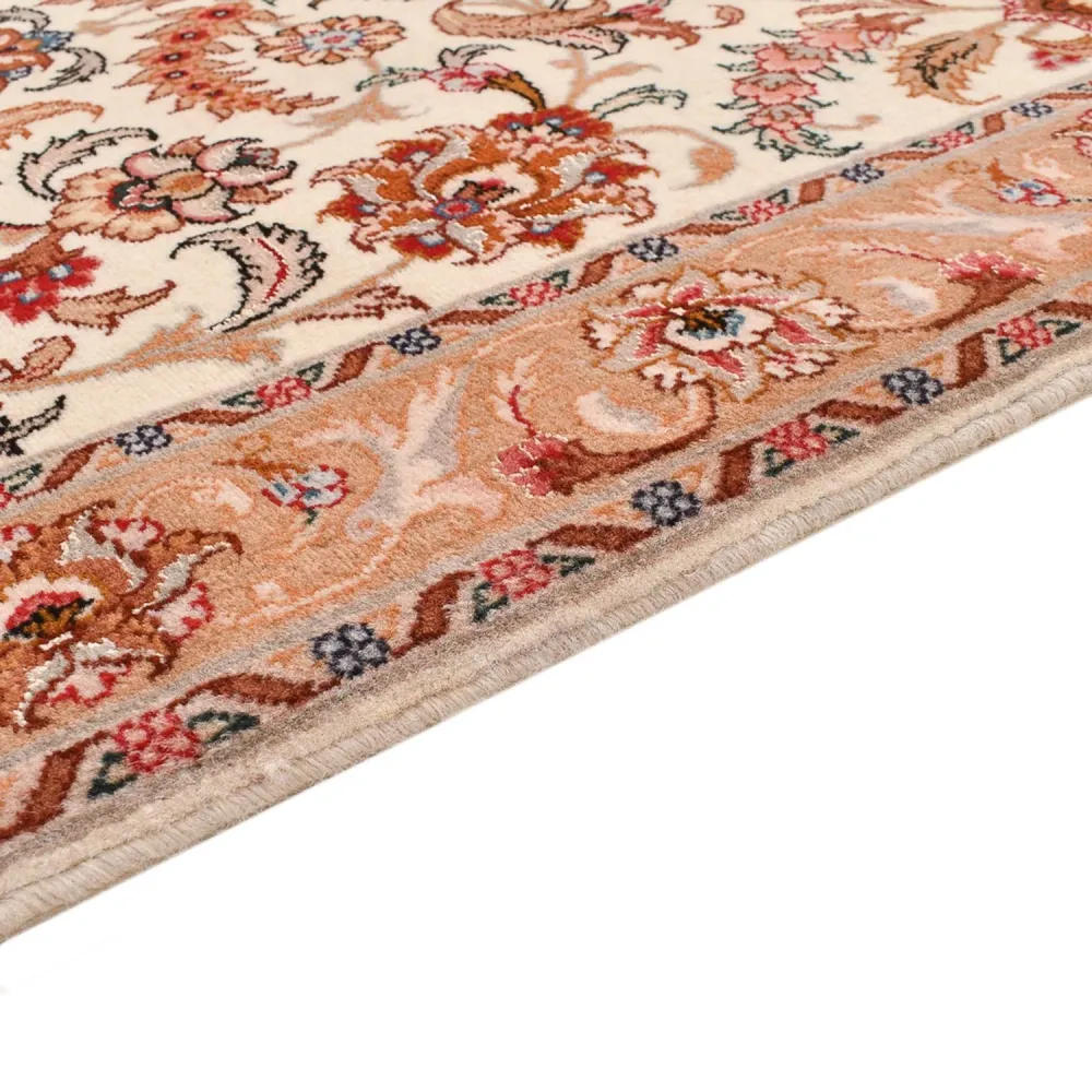 Løper Persisk teppe - Tabriz - Premium - 314 x 79 cm - beige