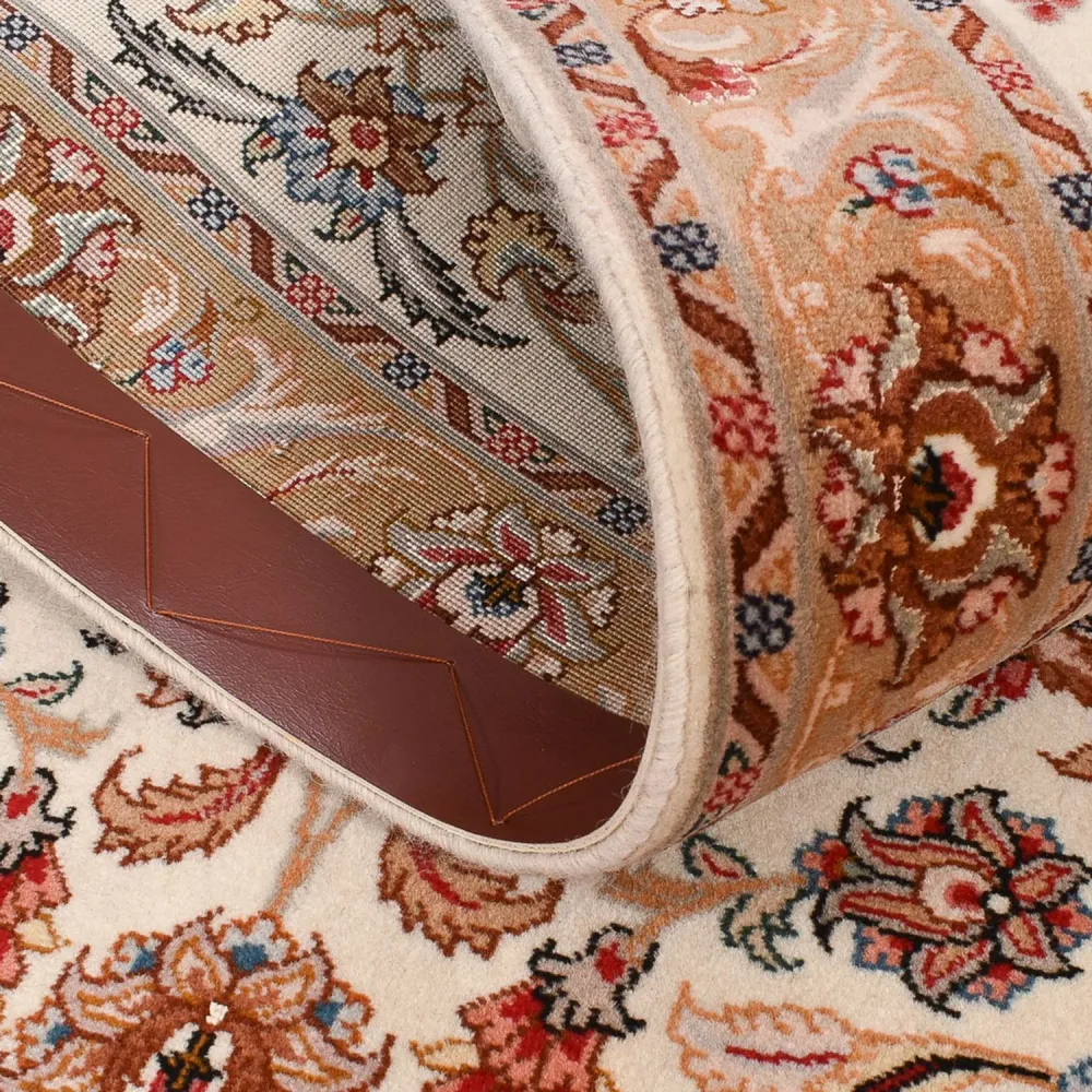 Løper Persisk teppe - Tabriz - Premium - 314 x 79 cm - beige