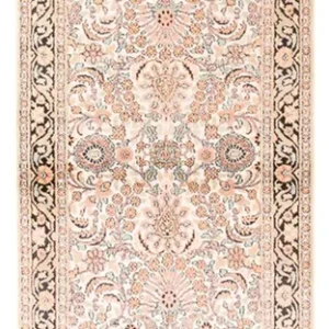 Løper Silketeppe - Kashmir silke - 280 x 96 cm - rosa