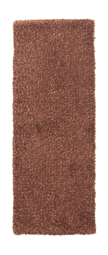 Løper Teppe med høy luv - 204 x 70 cm - brun