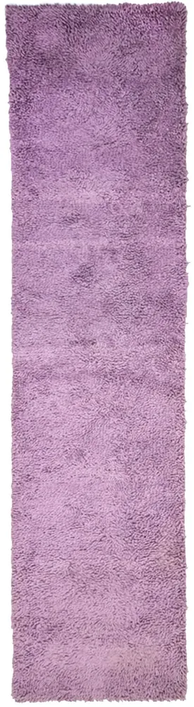 Løper Teppe med høy luv - 315 x 79 cm - lilla