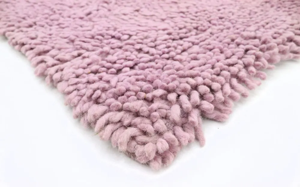 Løper Teppe med høy luv - 315 x 79 cm - lilla