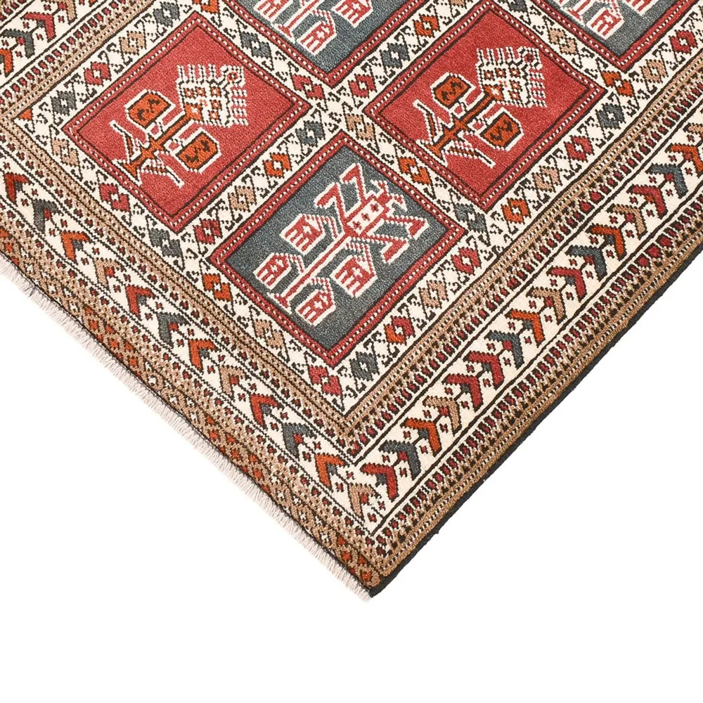 Løper Turkaman teppe - 186 x 76 cm - flerfarget