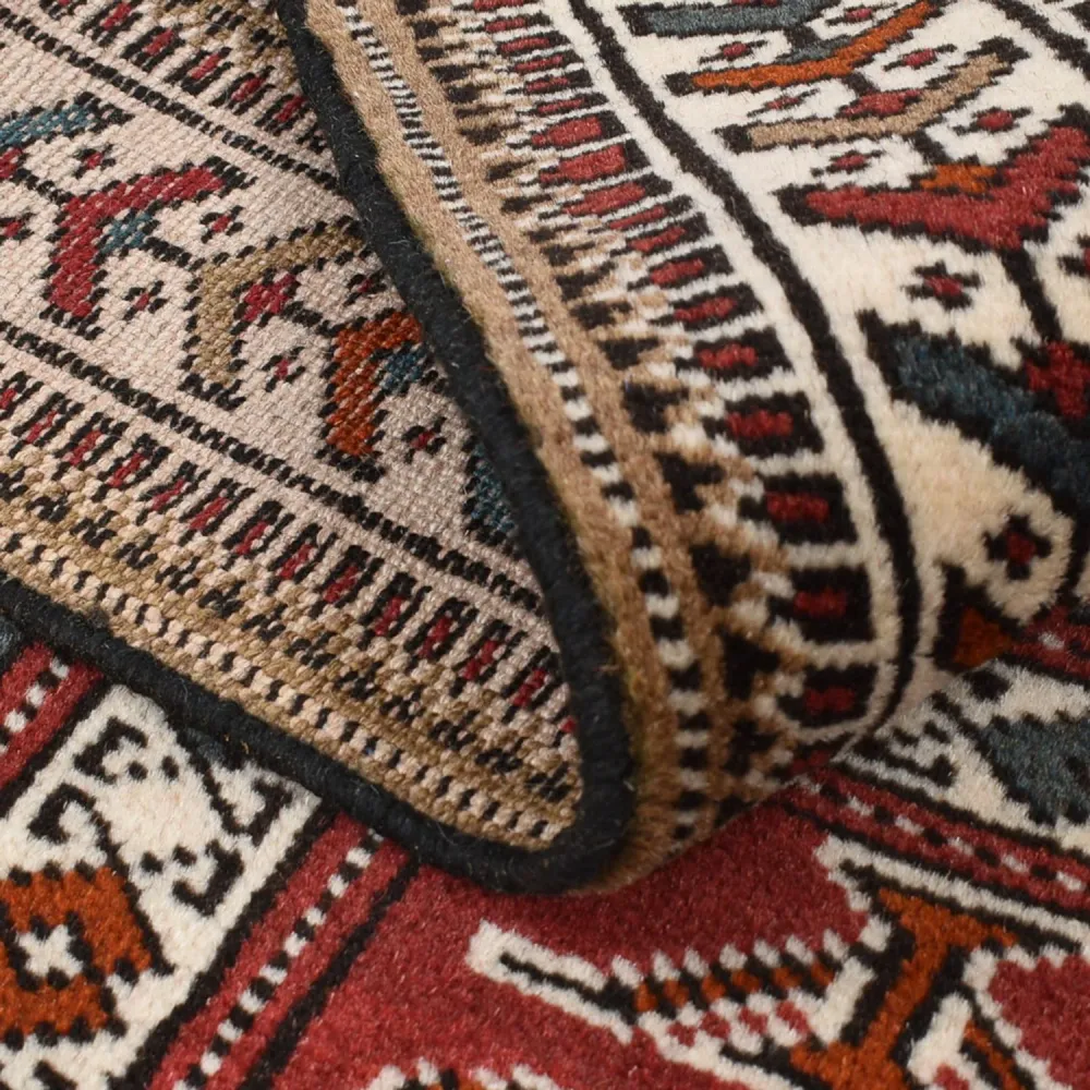 Løper Turkaman teppe - 186 x 76 cm - flerfarget