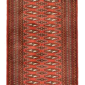 Løper Turkaman teppe - 197 x 60 cm - rød