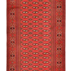 Løper Turkaman teppe - 273 x 98 cm - rød