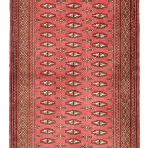 Løper Turkaman teppe - 285 x 105 cm - rød