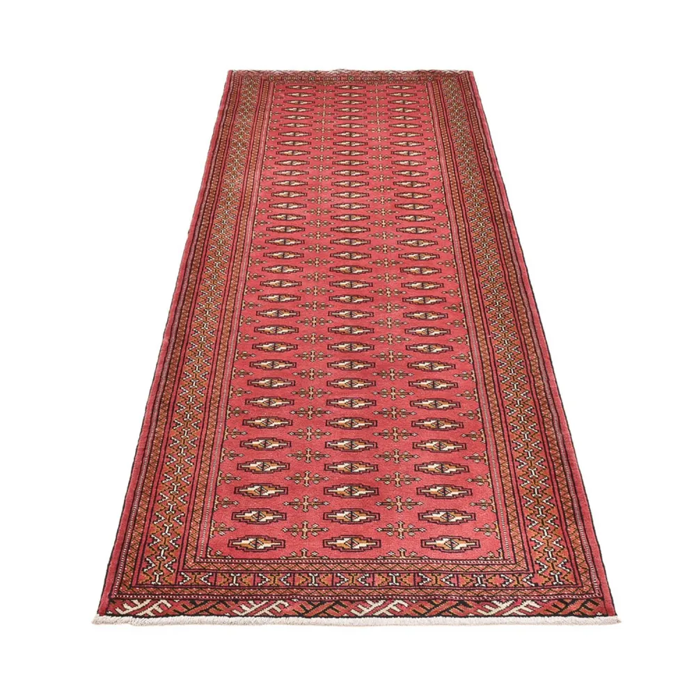 Løper Turkaman teppe - 285 x 105 cm - rød