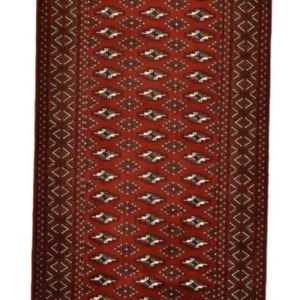 Løper Turkaman teppe - 287 x 101 cm - rust