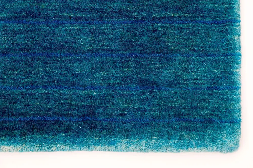 Løper Ullteppe - 180 x 107 cm - blå