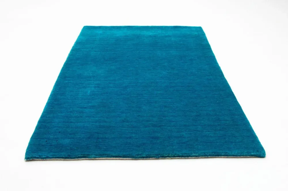 Løper Ullteppe - 180 x 107 cm - blå