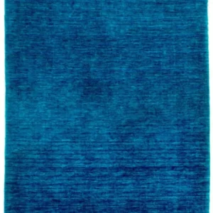 Løper Ullteppe - 180 x 107 cm - blå