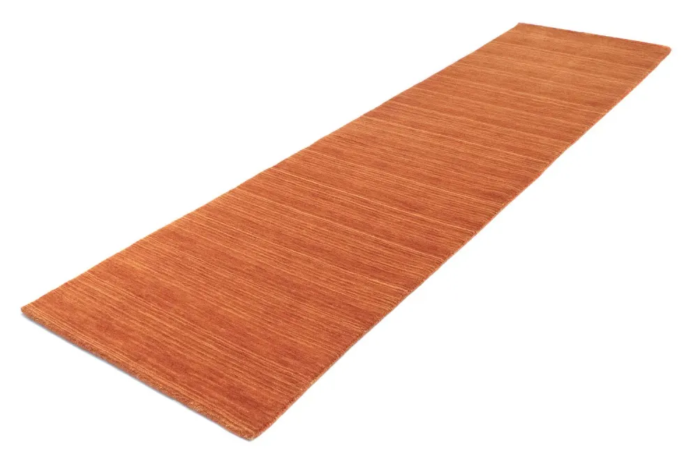 Løper Ullteppe - 295 x 75 cm - oransje