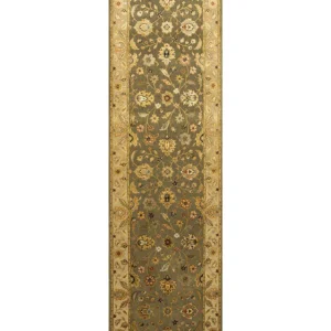 Løper Ullteppe - 300 x 75 cm - grønn