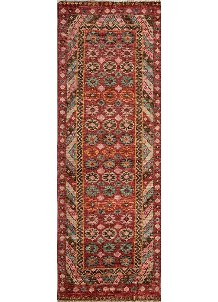 Løper Ullteppe - 360 x 90 cm - oransje