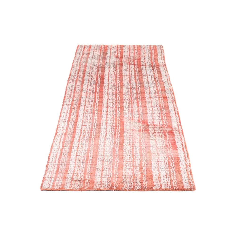 Løper Viskose teppe - 222 x 70 cm - lys rød