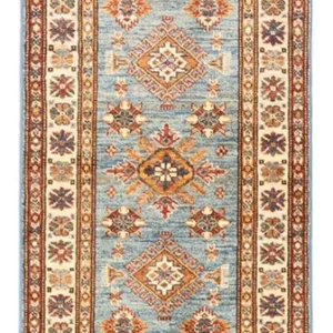 Løper Ziegler Teppe - 185 x 58 cm - turkis