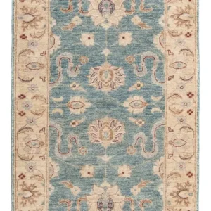 Løper Ziegler Teppe - 194 x 78 cm - turkis