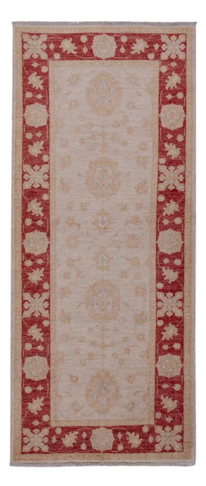Løper Ziegler Teppe - 196 x 84 cm - lys beige
