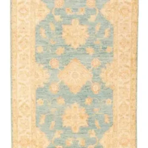 Løper Ziegler Teppe - 209 x 61 cm - turkis