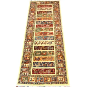 Løper Ziegler Teppe - 258 x 82 cm - flerfarget