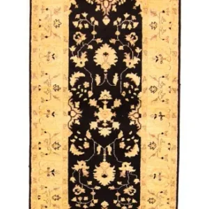 Løper Ziegler Teppe - 307 x 84 cm - svart