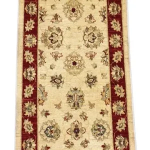 Løper Ziegler Teppe - 310 x 81 cm - mørk rød