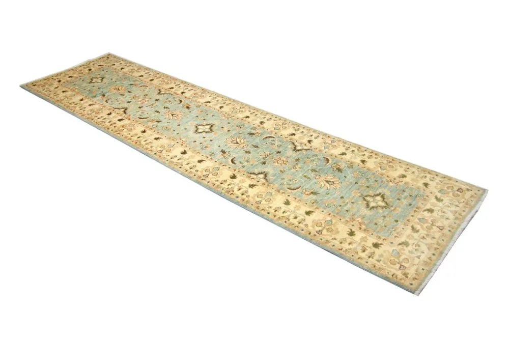 Løper Ziegler Teppe - 312 x 84 cm - blå