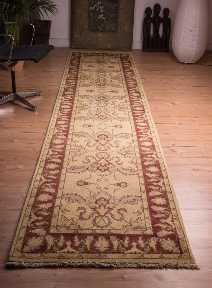 Løper Ziegler Teppe - 388 x 84 cm - beige