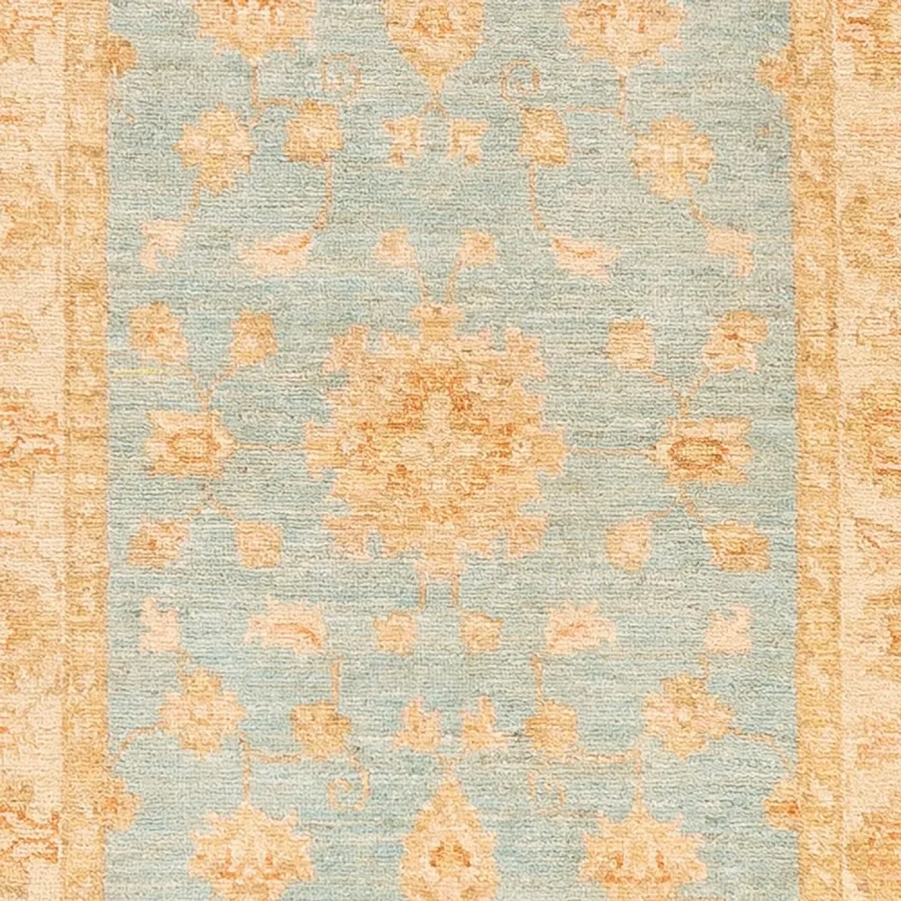 Løper Ziegler Teppe - 400 x 77 cm - turkis