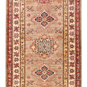 Løper Ziegler Teppe - Kazak - 166 x 60 cm - mørk beige