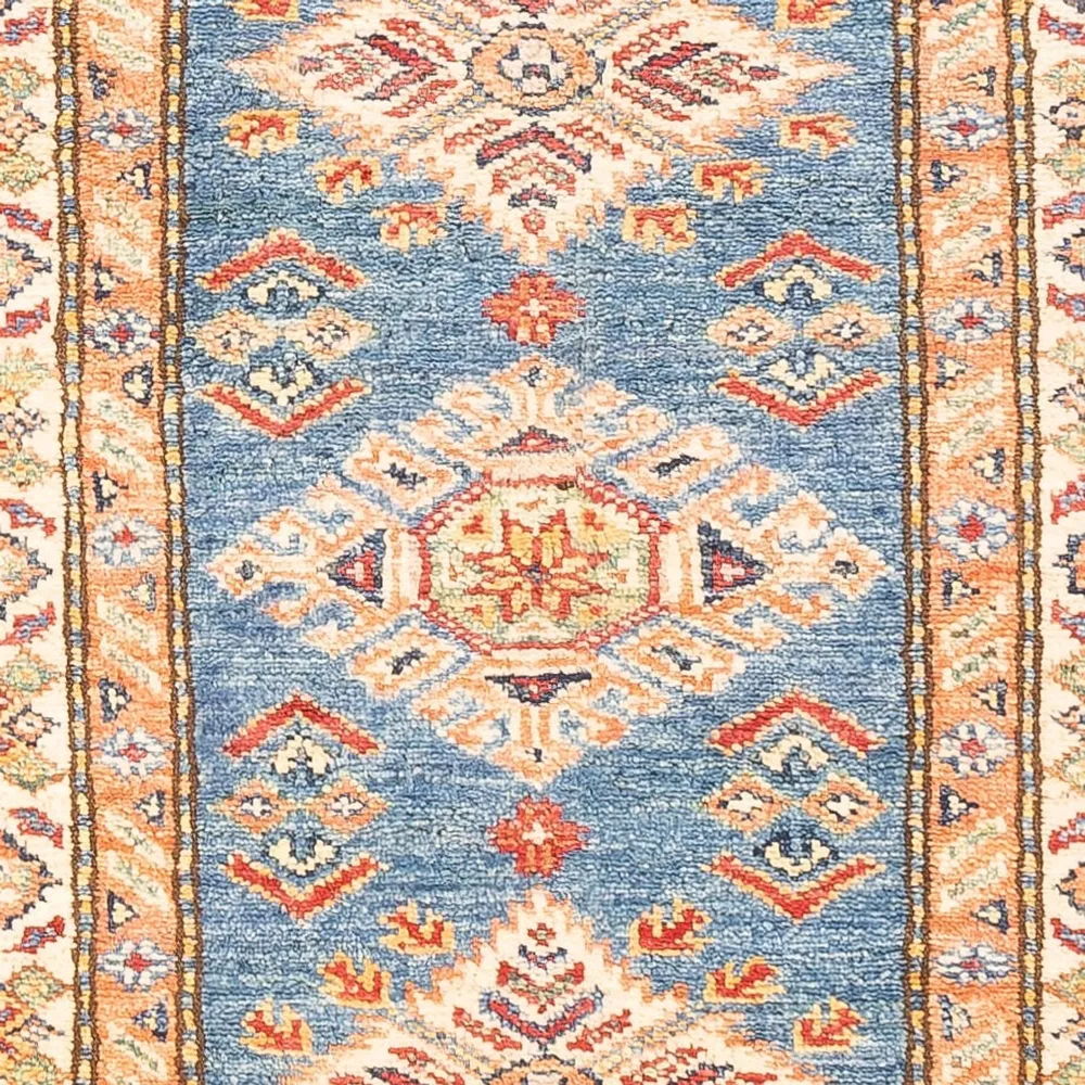 Løper Ziegler Teppe - Kazak - 177 x 63 cm - lyseblå