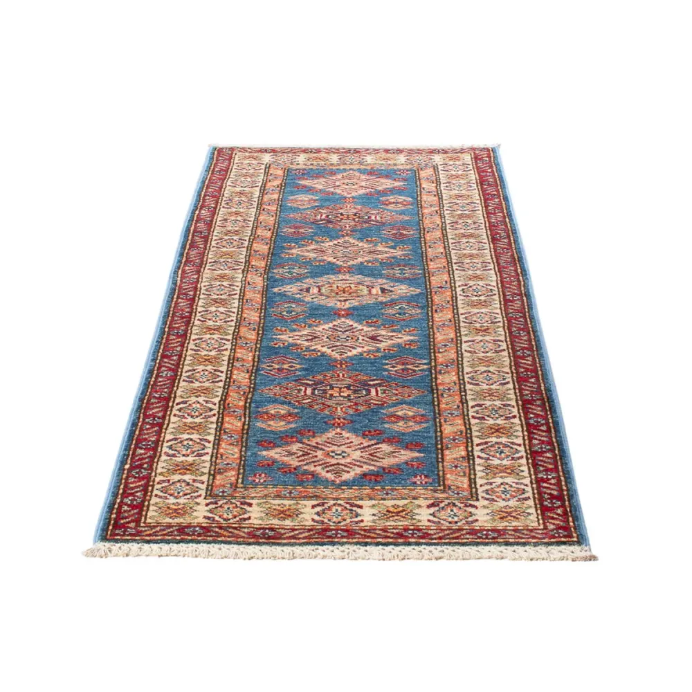 Løper Ziegler Teppe - Kazak - 177 x 63 cm - lyseblå