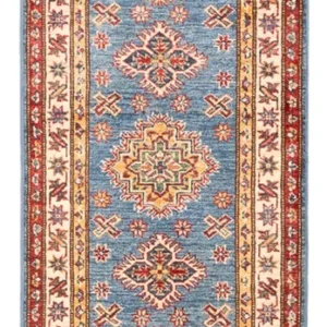 Løper Ziegler Teppe - Kazak - 178 x 60 cm - blå