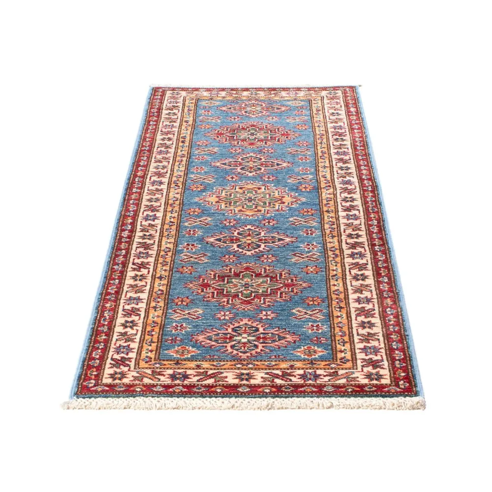 Løper Ziegler Teppe - Kazak - 179 x 59 cm - blå