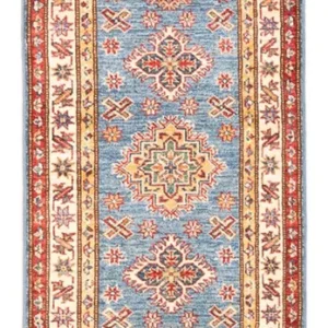Løper Ziegler Teppe - Kazak - 180 x 60 cm - blå