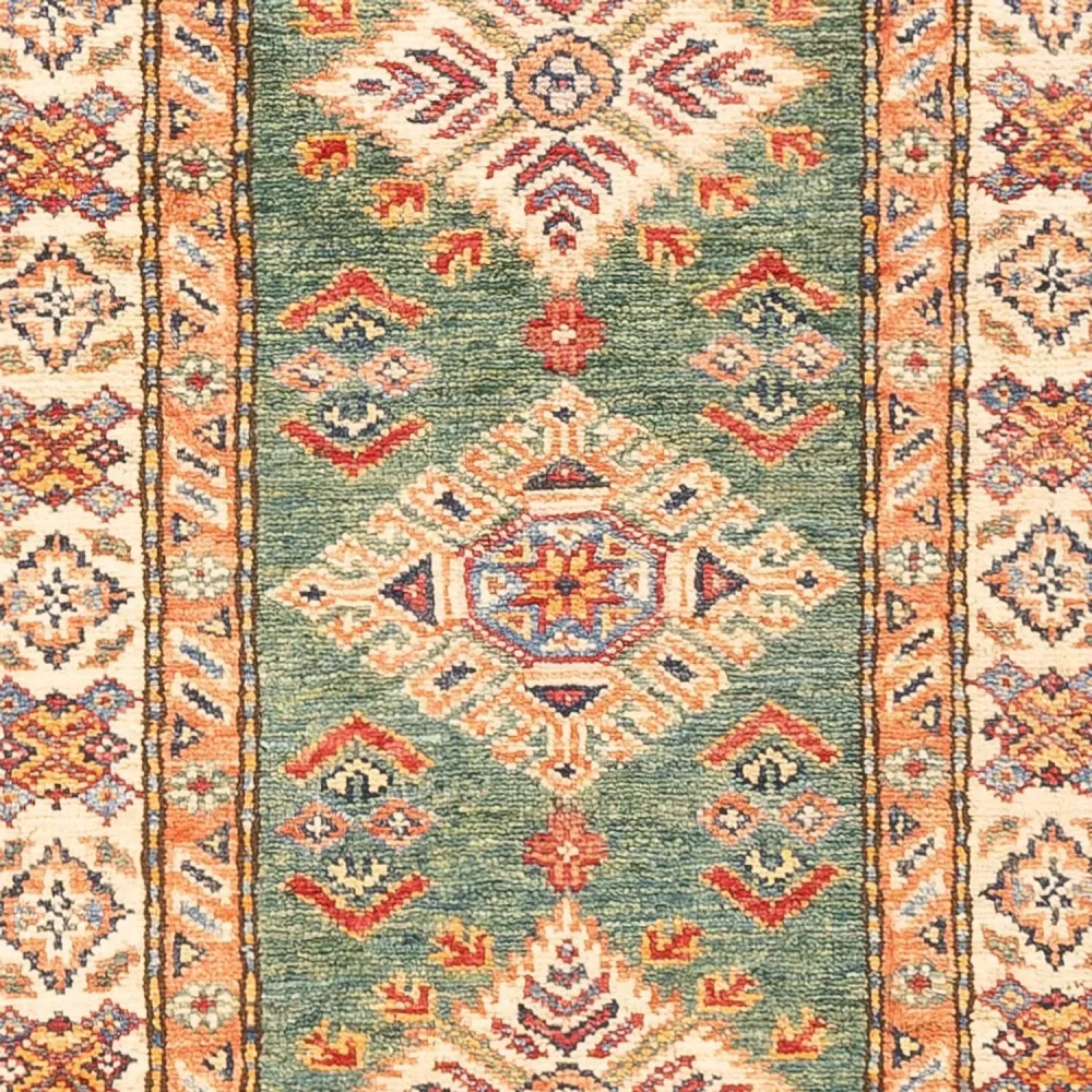 Løper Ziegler Teppe - Kazak - 183 x 59 cm - grønn